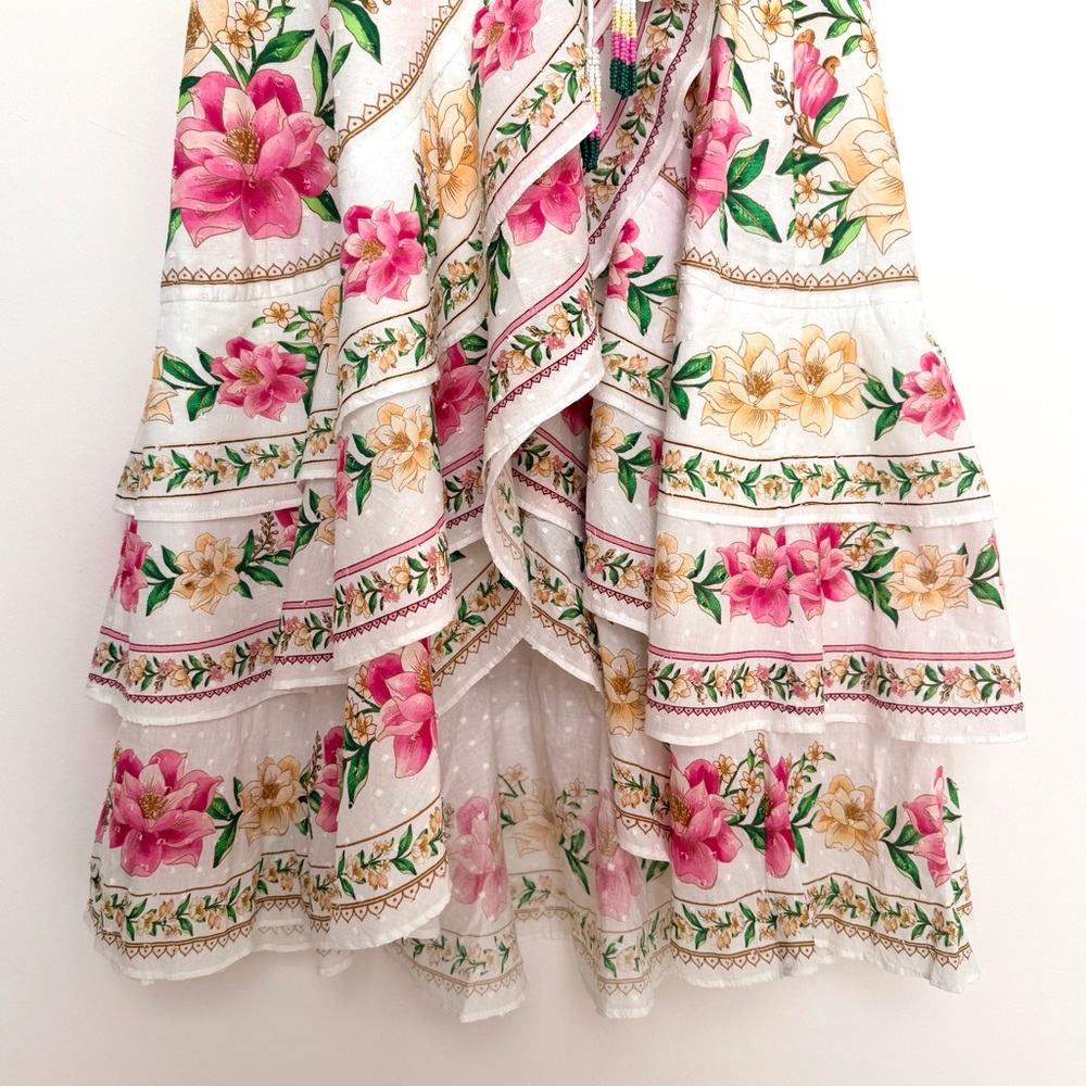 FARM Rio Palm Dream Midi Wrap Dress, NWT ๐ง๐ท - Picture 9 of 16